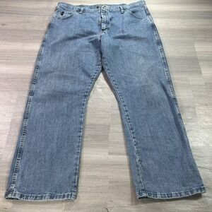 Wrangler Twenty X 23 Style 23 Jeans Mens 42x32 Blue Denim Relaxed Straight
